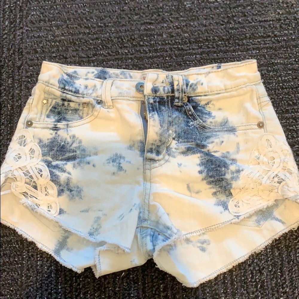 Tie dye shorts